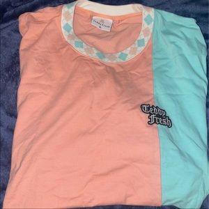 Teddy Fresh Peach Split Tee XL